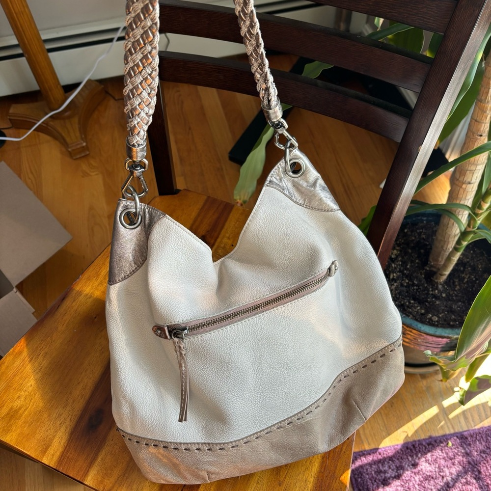 The Sak Indio Color Block Demi Shadow Hobo Bag - image 5